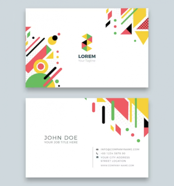 Desain abstrak dan ekspresif